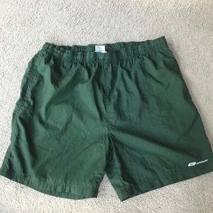 Reebok Cinched Waist Green Swim Shorts